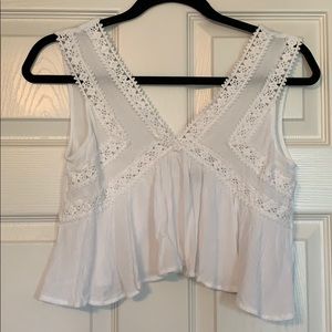 Babydoll cropped tank